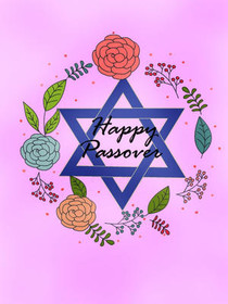 Happy Passover Star of David