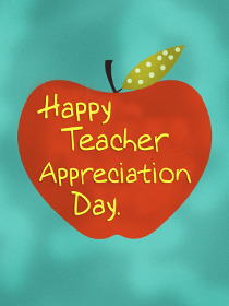 Happy Teacher Appreciation Day Card
