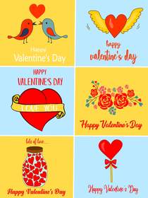 Valentine's Day Greeting Card Collection