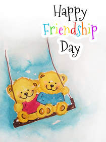 Happy Friendship Day Teddy Bears