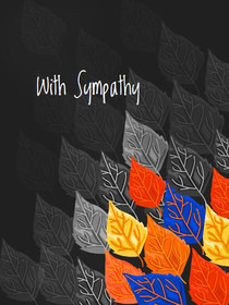 With Sympathy Floral Condolence