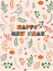 Happy Fall Botanical Greeting Card