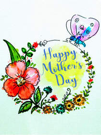 Happy Mother's Day Floral Card