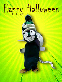 Happy Halloween Skeleton Mouse