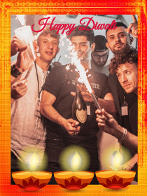 Happy Diwali Celebration Card