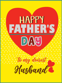 Happy Father's Day Husband Card
