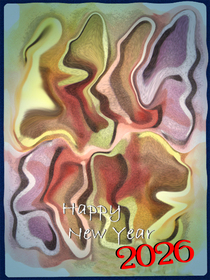 Happy New Year 2026 Gradient Brain