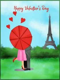 Valentine's Day Paris Romance