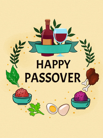 Happy Passover Greeting Card