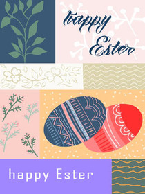 Happy Easter Patchwork Card