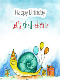Shell-ebrate Birthday Card