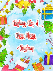 Wishing You A Merry Christmas Card