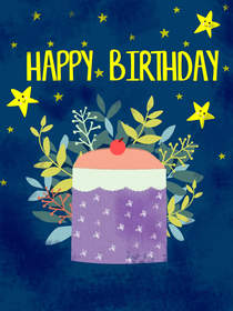 Starry Birthday Gift Box