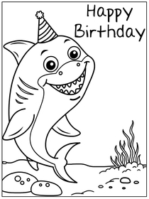 Happy Birthday Shark