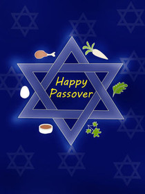 Happy Passover Star of David