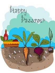 Happy Passover Garden Greeting Card