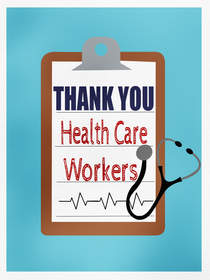 Thank You Healthcare Workers Card