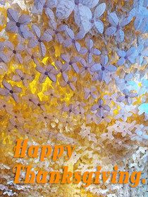 Happy Thanksgiving Autumn Leaves