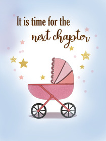 Next Chapter Baby Carriage Card