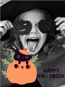 Spooky Fun Halloween Greeting Card