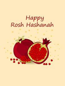 Happy Rosh Hashanah Greeting Card