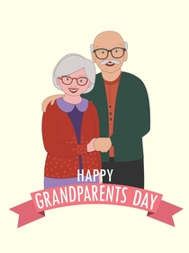 Happy Grandparents Day Greeting Card