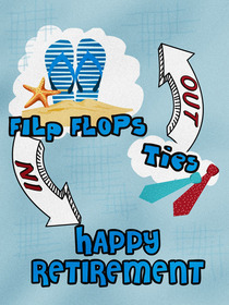 Flip Flops Toes Happy Retirement