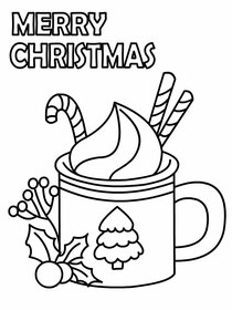 Merry Christmas Hot Cocoa Mug