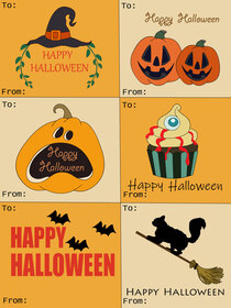 Halloween Gift Tags Collection