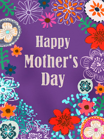 Happy Mother's Day Floral Card