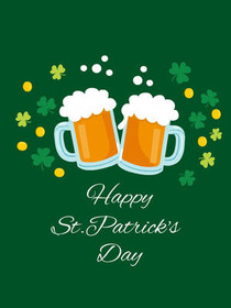 Happy St. Patrick's Day Beer Mugs
