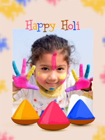 Happy Holi Celebration Card