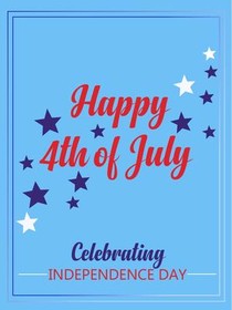 Happy 4th of July Independence Day Card