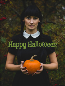Happy Halloween Pumpkin Greeting Card