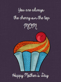 Cherry on Top Mother's Day Card