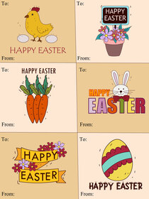 Happy Easter Gift Tag Collection