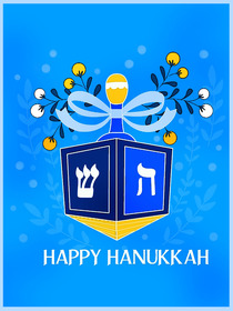 Happy Hanukkah Greeting Card