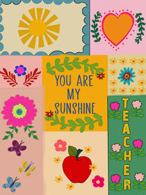 You Are My Sunshine Collage Card