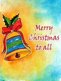 Merry Christmas to All Bell Card