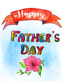 Happy Father's Day Greeting Card