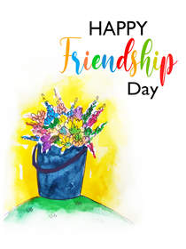 Happy Friendship Day Greeting Card
