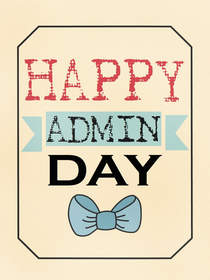 Happy Admin Day Greeting Card