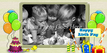 Happy Birthday Photo Celebration Card