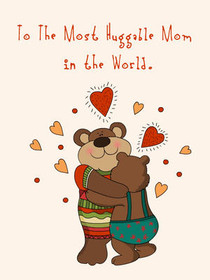 Huggable Mom Mother's Day Card
