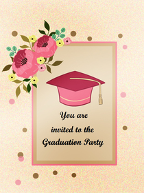 Graduation Party Invitation Card