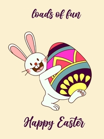 Loads of Fun Easter Bunny Card