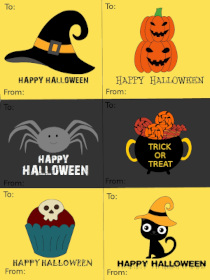 Halloween Gift Tags Collection