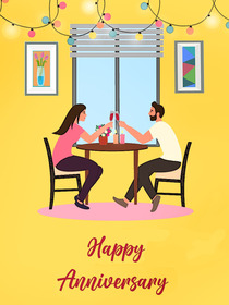 Happy Anniversary Couple Dinner