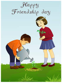 Happy Friendship Day Greeting Card