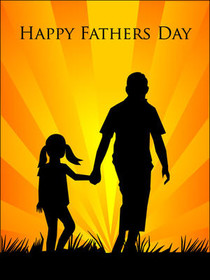 Father and Daughter Happy Father's Day